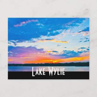 Carte Postale Coucher du soleil du lac Wylie
