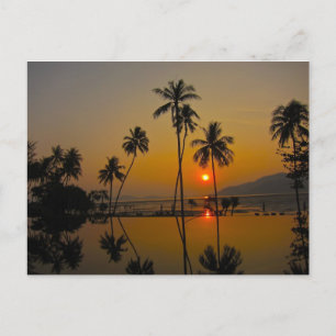 Carte Postale Coucher du soleil/lever du soleil