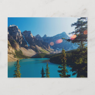 Carte Postale Coucher du soleil   Moraine Lake, Canada