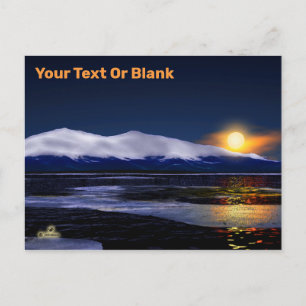 Carte Postale Coucher Du Soleil Sur La Glace