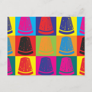 Carte Postale Coudre l'art pop