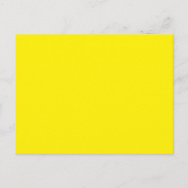 Carte Postale Couleur Arrière - plan - Jaune (Devant)