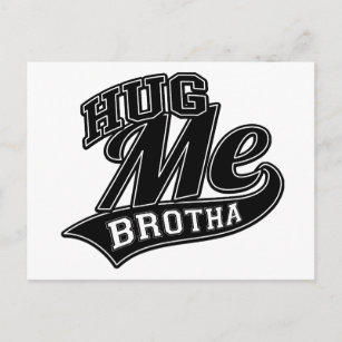 Carte Postale Couleur Arrière - plan personnalisable pour Hug Me