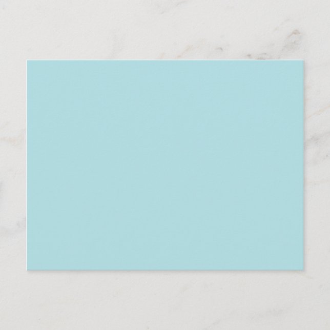 Carte Postale couleur bleu (Devant)