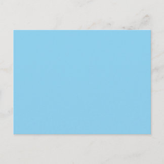 Carte Postale couleur bleu bébé