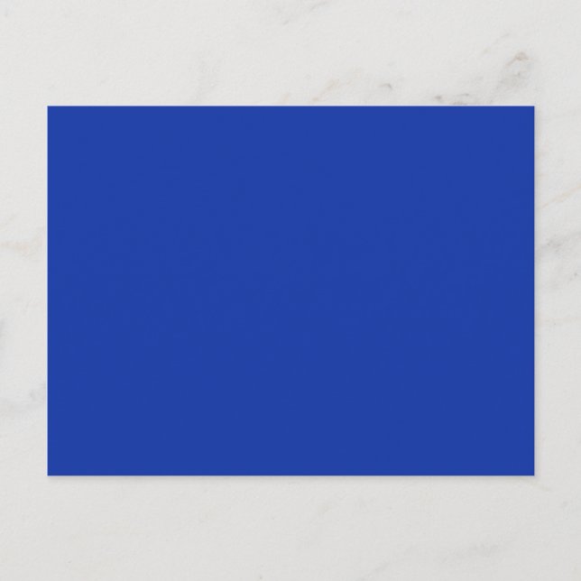 Carte Postale couleur bleu égyptien (Devant)