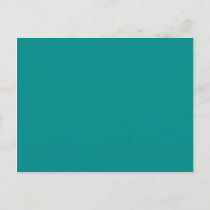 Carte Postale couleur cyan foncé