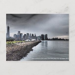 Carte Postale Couleur d'horizon de Lower Manhattan