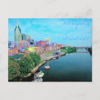 Carte postale couleur Memphis Tennessee