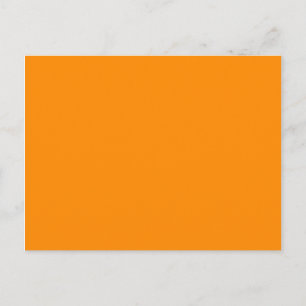 Carte Postale couleur orange foncé