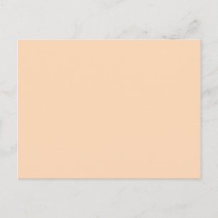 Carte Postale couleur pêche gonflée