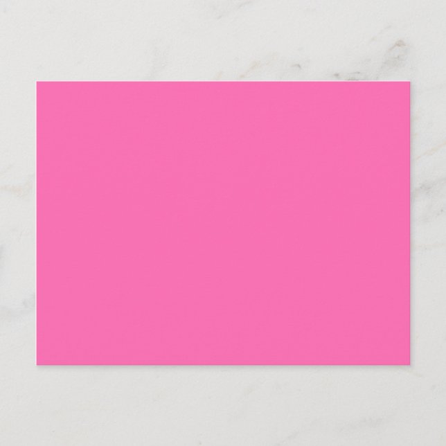 Carte Postale couleur rose (Devant)