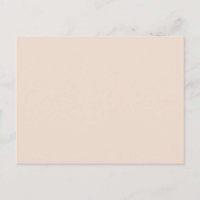 Carte Postale couleur rose champagne (Devant)