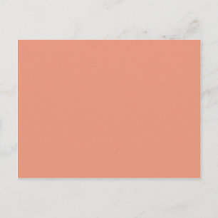 Carte Postale couleur saumon foncé