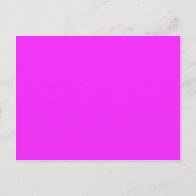 Carte Postale COULEUR SEULEMENT - rose (Devant)