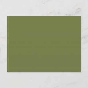 Carte Postale COULEUR SEULEMENT - vert olive