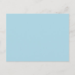 Carte Postale Couleur solide Bleu clair