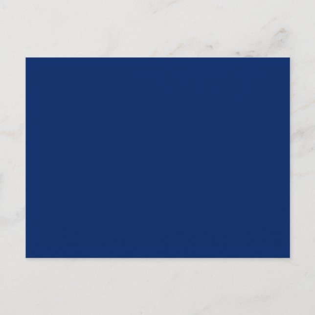 Carte Postale Couleur solide bleue royale (Devant)