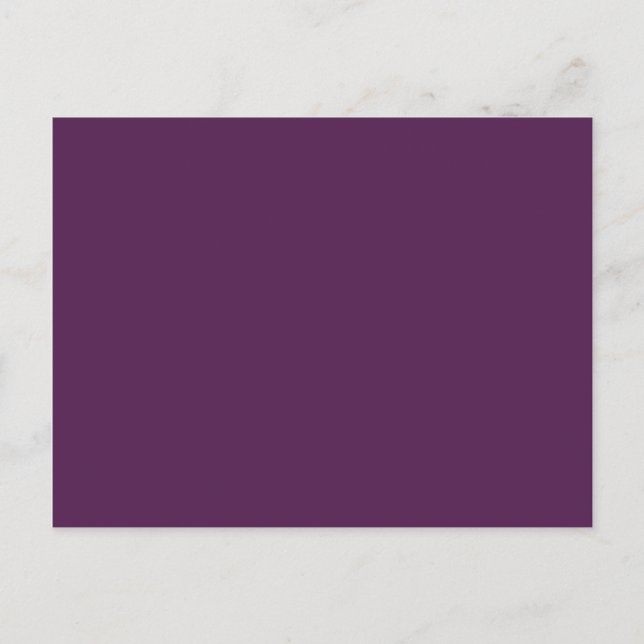 Carte Postale Couleur solide noir violet blanc (Devant)