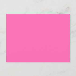 Carte Postale Couleur solide rose chaud
