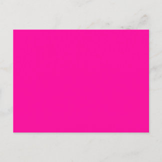 Carte Postale Couleur solide rose néon