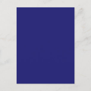 Carte Postale Couleur uni bleu minuit