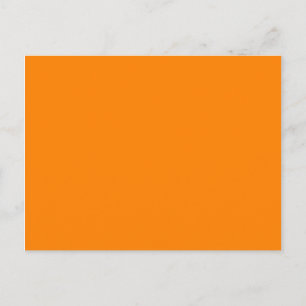 Carte Postale couleur UT orange