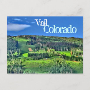 Carte postale couleur Vail Colorado