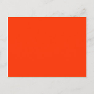 Carte Postale Couleur Web Arrière - plan rouge solide FF3300