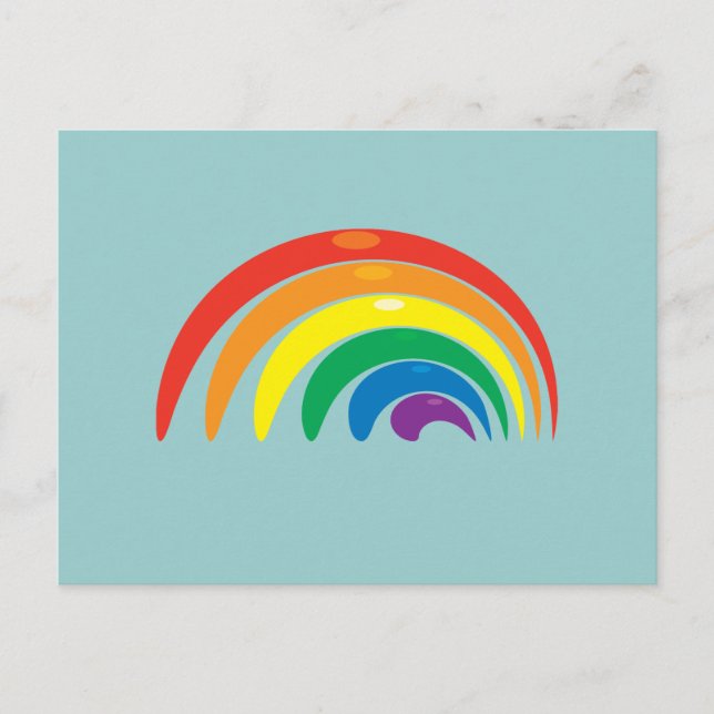Carte Postale Couleurs arc-en-ciel (Devant)