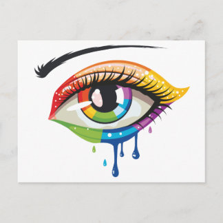 Carte Postale Couleurs arc-en-ciel