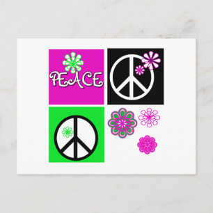 Carte Postale Couleurs chaudes Paix