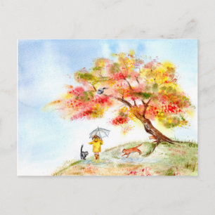 Carte Postale Couleurs d'automne Sakura