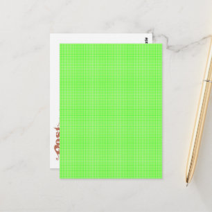 Carte Postale Couleurs de l'herbe du ressort Motif