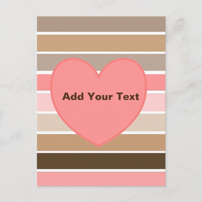 Carte Postale Couleurs du coquillage de cône (Devant)