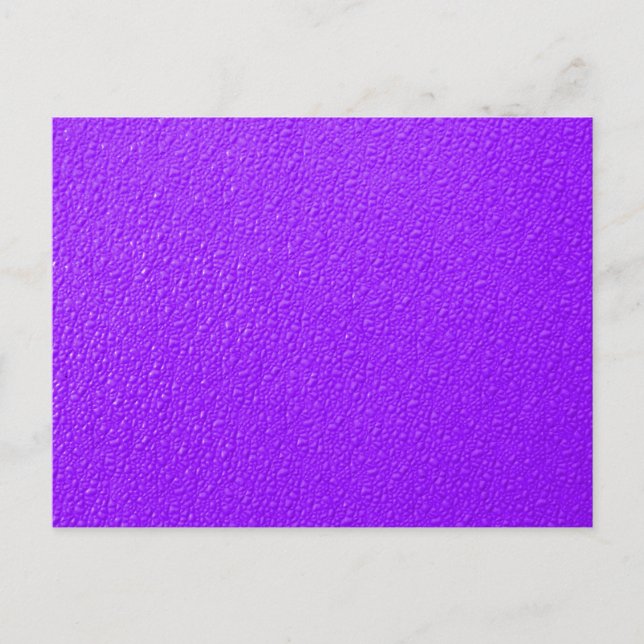 Carte Postale Couleurs Tendance Néon Violet Clair (Devant)