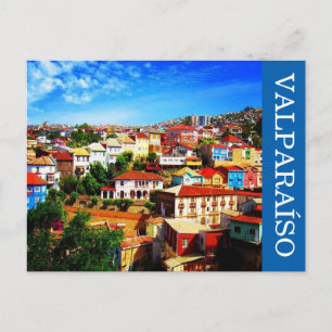 Carte Postale couleurs valparaíso