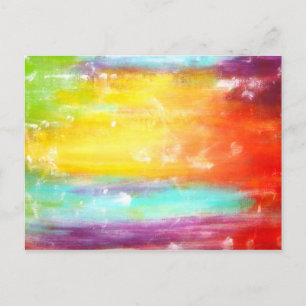 Carte Postale Couleurs vraies Art Abstrait