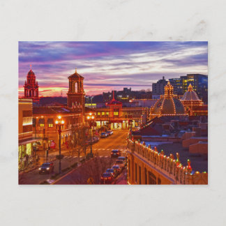 Carte Postale Country Club Plaza Lumières, coucher du soleil, Ka