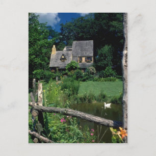 Carte Postale Country Cotswold Cottage situé dans Upstate Ne