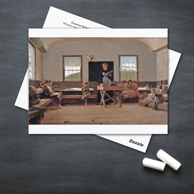 Carte Postale Country School Winslow Homer (Créateur téléchargé)