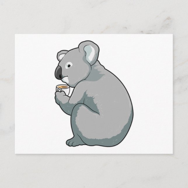 Carte Postale Coupe Koala (Devant)