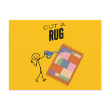 Carte postale Coupe un Tapis