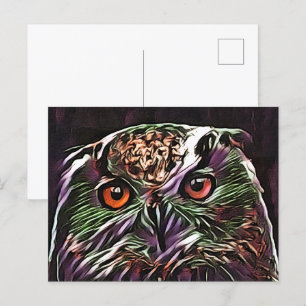 CARTE POSTALE COUPER OWL