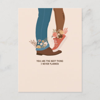 Carte Postale Couple amoureux de la Saint Valentin