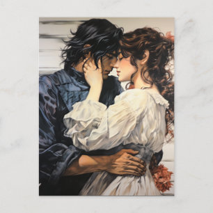 Carte Postale Couple asiatique aimant