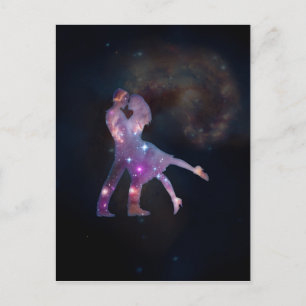Carte Postale Couple cosmique