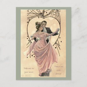 Carte Postale Couple Dancing