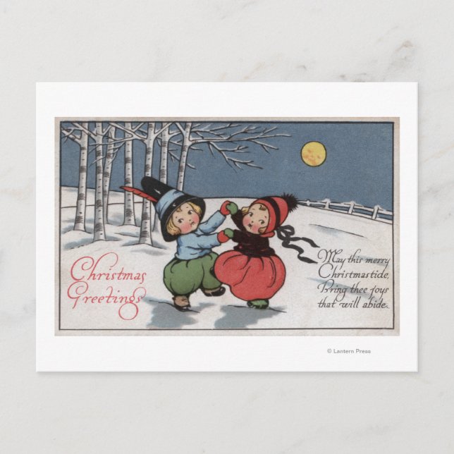 Carte Postale Couple Dancing in Moonlight (Devant)
