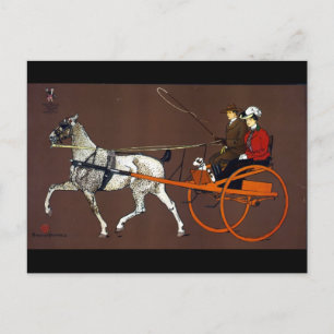 Carte Postale Couple dans un panier